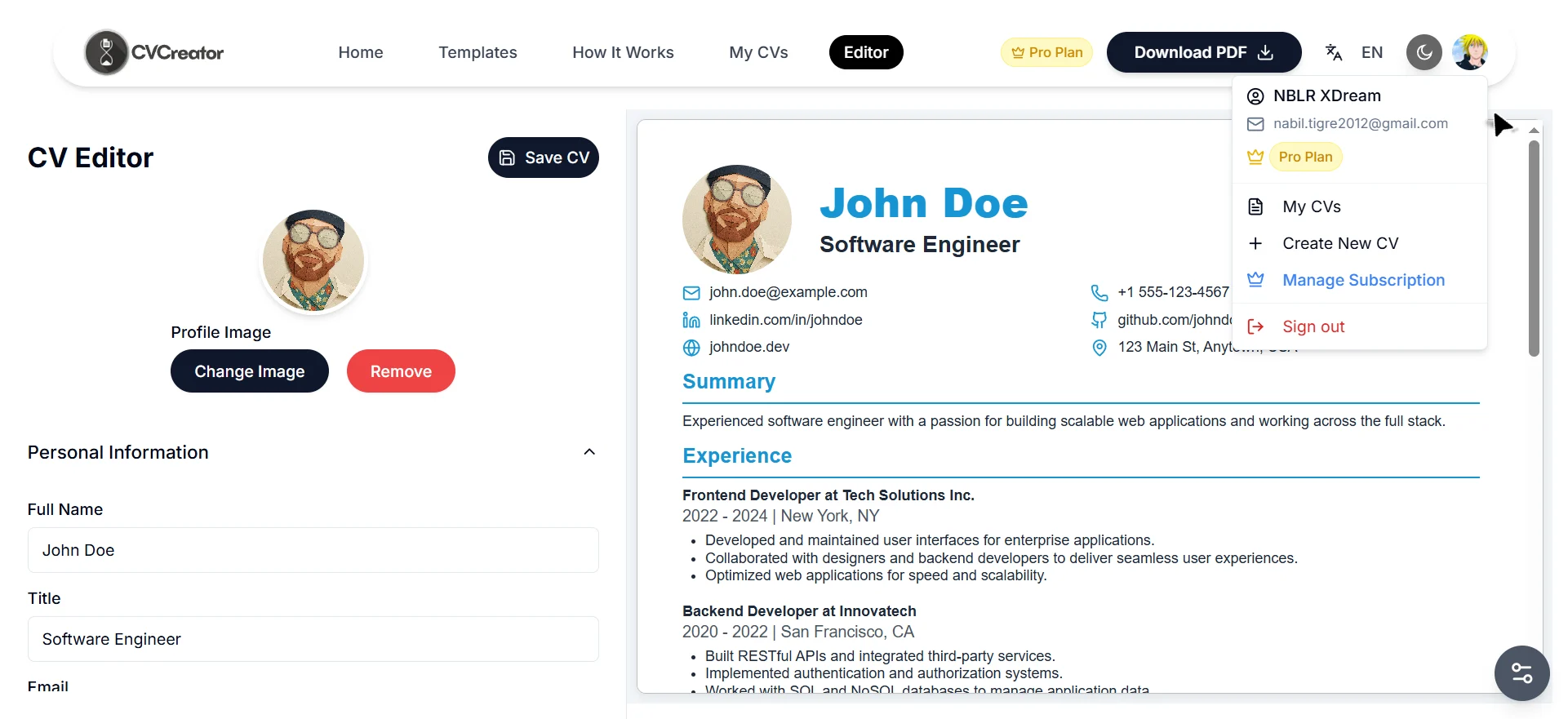 CV Creator screenshot 5